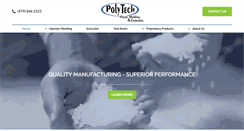 Desktop Screenshot of polytechmolding.com